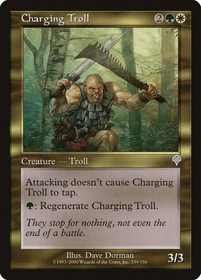 Charging Troll INV-239 Invasion Magic card