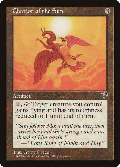 Chariot of the Sun MIR-297 Mirage Magic card