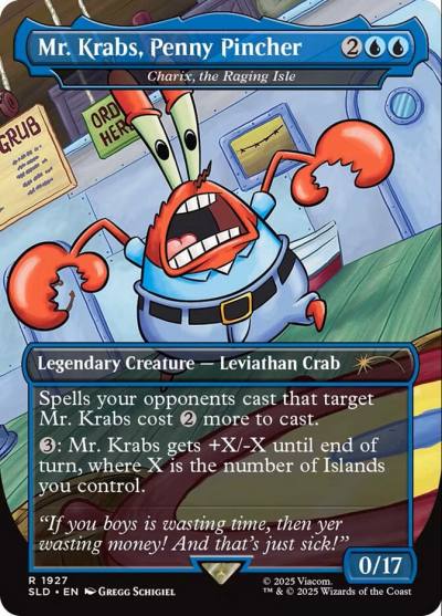 Charix, the Raging Isle SLD-1927 Secret Lair Drop Magic card