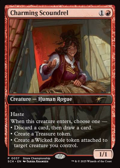 Charming Scoundrel SCH-37 Store Championships Magic card