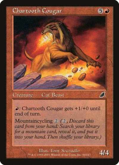 Chartooth Cougar SCG-84 Scourge Magic card