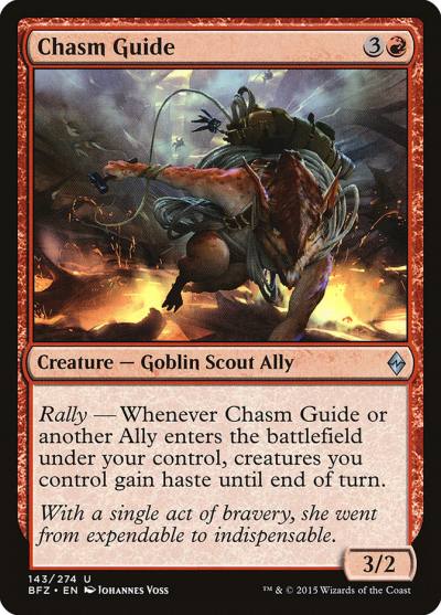 Chasm Guide 143 Battle for Zendikar Magic card