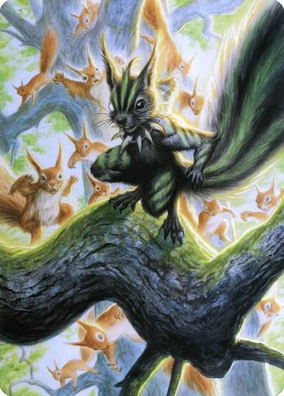 Chatterfang, Squirrel General // Chatterfang, Squirrel General AMH2-67 Modern Horizons 2 Art Series Magic card