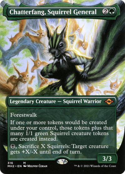 Chatterfang, Squirrel General MH2-316 Modern Horizons 2 Magic card