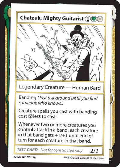 Chatzuk, Mighty Guitarist MB2-590 Mystery Booster 2 Magic card