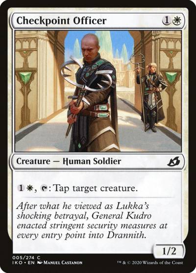 Checkpoint Officer 5 Ikoria: Lair of Behemoths Magic card