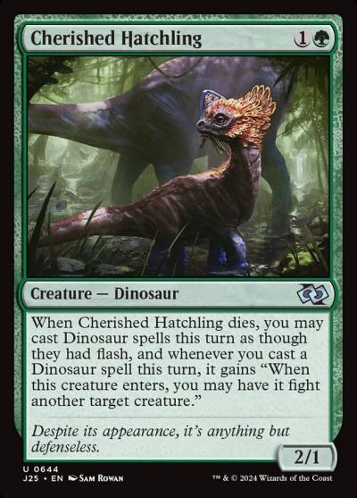 Cherished Hatchling J25-644 Foundations Jumpstart Magic card