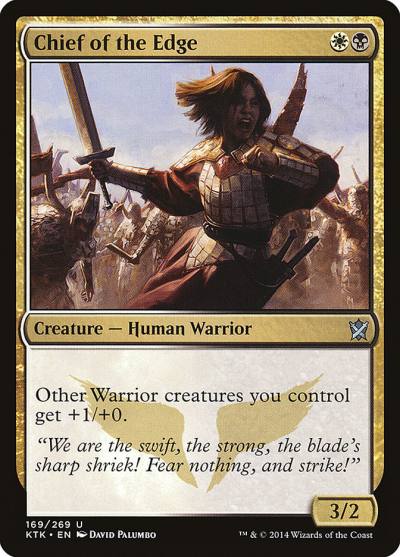 Chief of the Edge 169 Khans of Tarkir Magic card