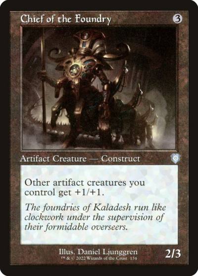 Chief of the Foundry BRC-134 The Brothers' War Commander Magic card