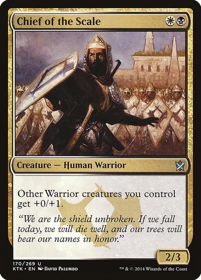 Chief of the Scale 170 Khans of Tarkir Magic card