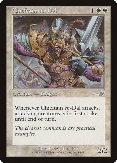 Chieftain en-Dal 4 Nemesis Magic card