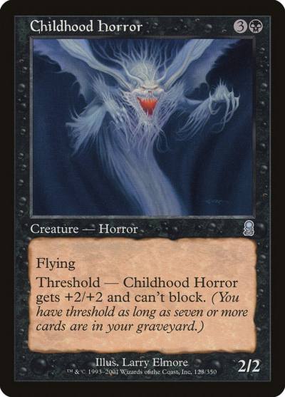 Childhood Horror 123 Odyssey Magic card