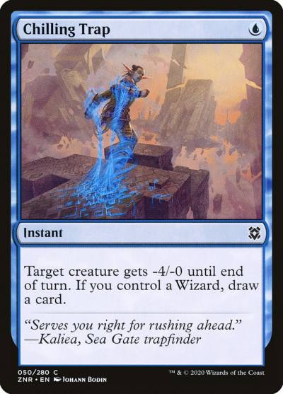 Chilling Trap ZNR-50 Zendikar Rising Magic card