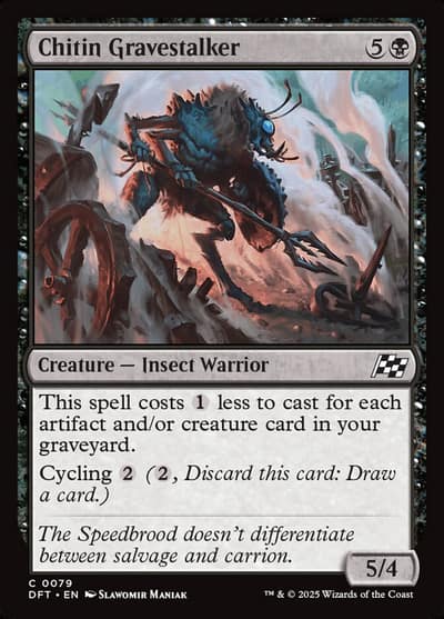 Chitin Gravestalker 79 Aetherdrift Magic card