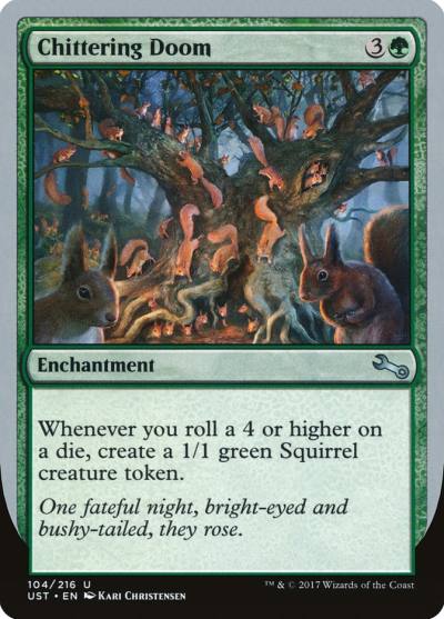 Chittering Doom UST-104 Unstable Magic card
