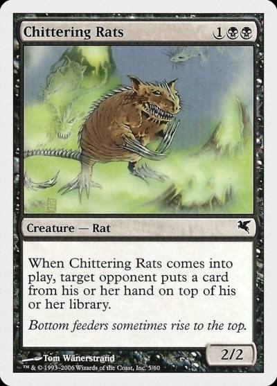 Chittering Rats PHUK-5 Hachette UK Magic card