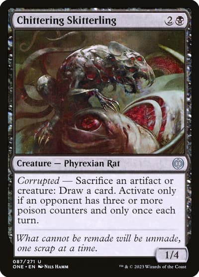 Chittering Skitterling 87 Phyrexia: All Will Be One Magic card
