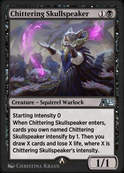 Chittering Skullspeaker YBLB-9 Alchemy: Bloomburrow Magic card
