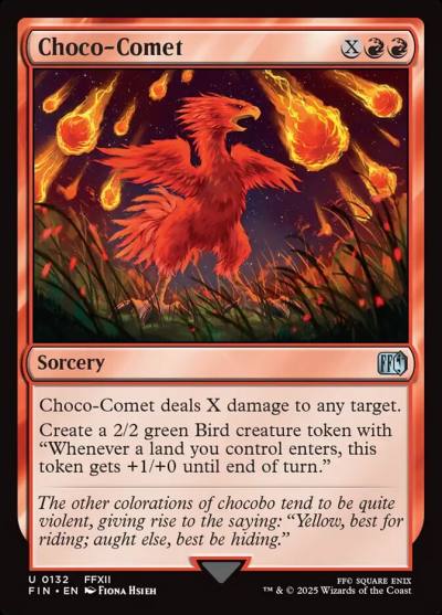 Choco-Comet FIN-132 Final Fantasy Magic card