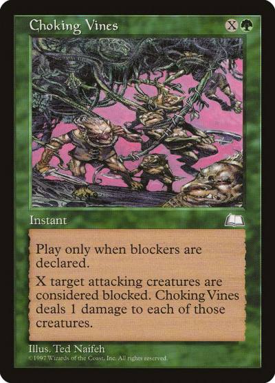 Choking Vines WTH-123 Weatherlight Magic card