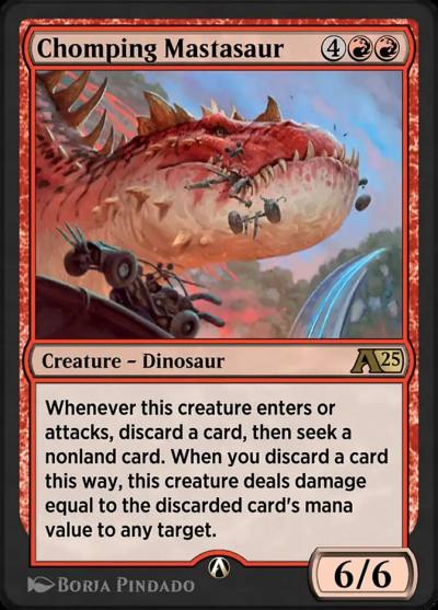 Chomping Mastasaur YDFT-12 Alchemy: Aetherdrift Magic card