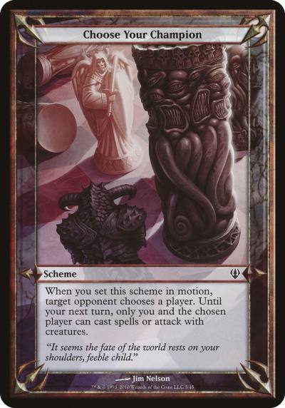 Choose Your Champion OARC-5STAR Archenemy Schemes Magic card