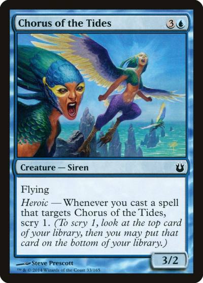 Chorus of the Tides BNG-33 Born of the Gods Magic card