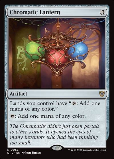 Chromatic Lantern DRC-53 Aetherdrift Commander Magic card