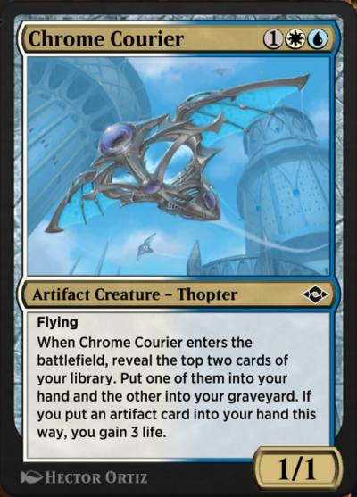 Chrome Courier J21-684 Jumpstart: Historic Horizons Magic card