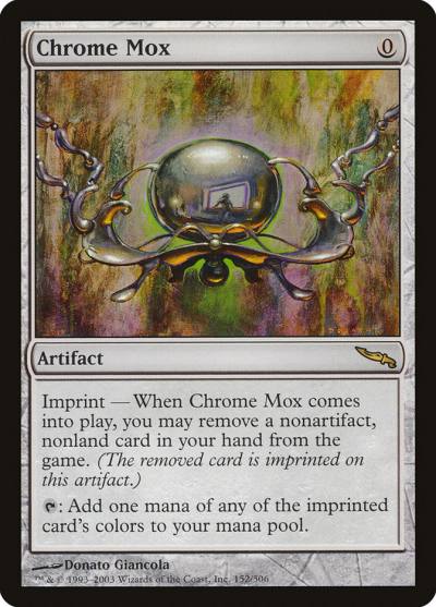 Chrome Mox MRD-152 Mirrodin Magic card