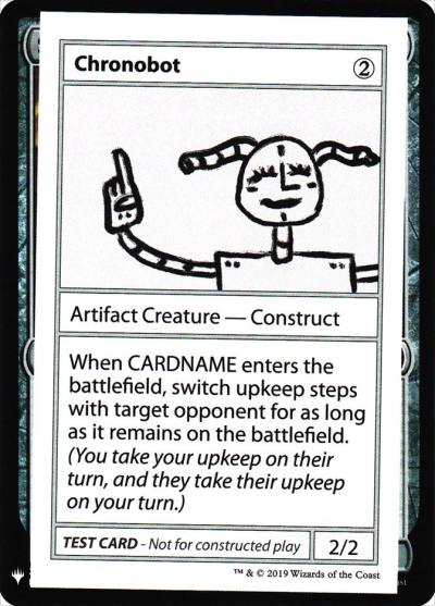 Chronobot CMB1-105 Mystery Booster Playtest Cards 2019 Magic card