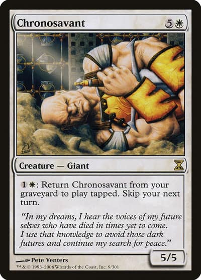 Chronosavant 9 Time Spiral Magic card