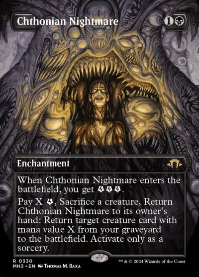 Chthonian Nightmare MH3-330 Modern Horizons 3 Magic card