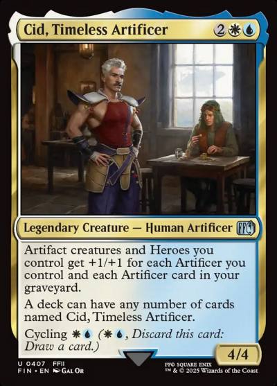 Cid, Timeless Artificer FIN-407 Final Fantasy Magic card