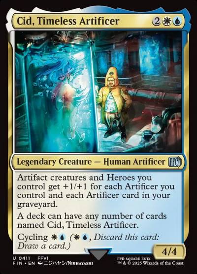 Cid, Timeless Artificer FIN-411 Final Fantasy Magic card