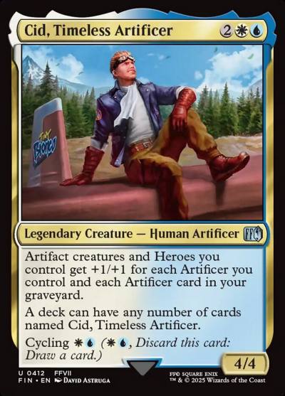 Cid, Timeless Artificer FIN-412 Final Fantasy Magic card