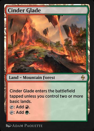 Cinder Glade EA3-21 Explorer Anthology 3 Magic card