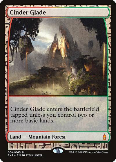 Cinder Glade EXP-4 Zendikar Expeditions Magic card