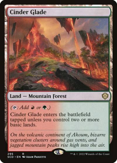 Cinder Glade SCD-295 Starter Commander Decks Magic card