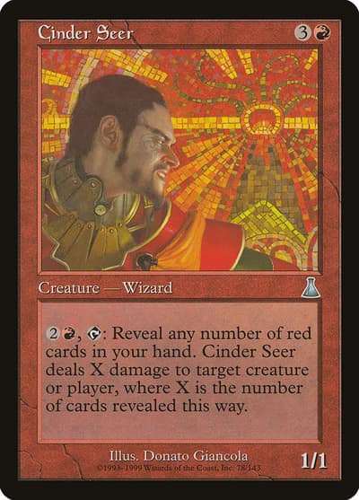 Cinder Seer 78 Urza's Destiny Magic card