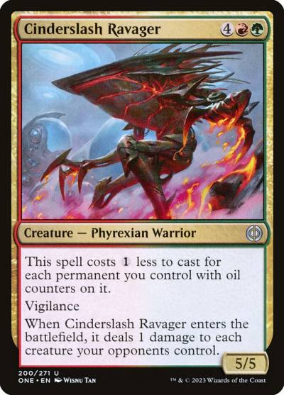 Cinderslash Ravager 200 Phyrexia: All Will Be One Magic card