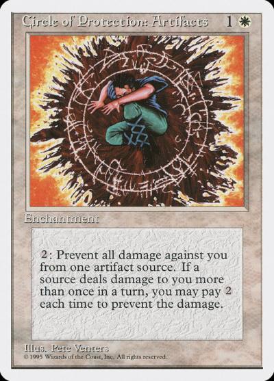Circle of Protection: Artifacts 4ED-13 Fourth Edition Magic card