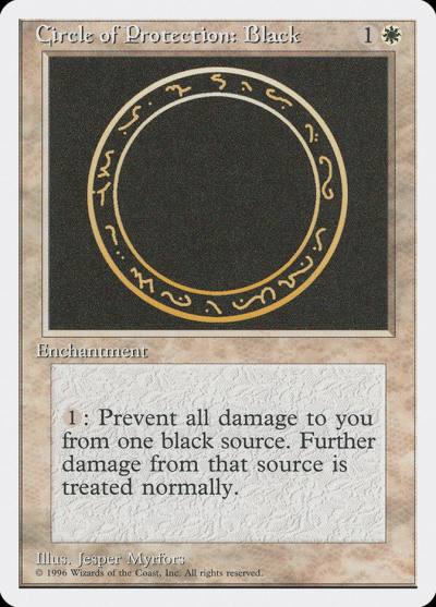 Circle of Protection: Black ITP-2 Introductory Two-Player Set Magic card
