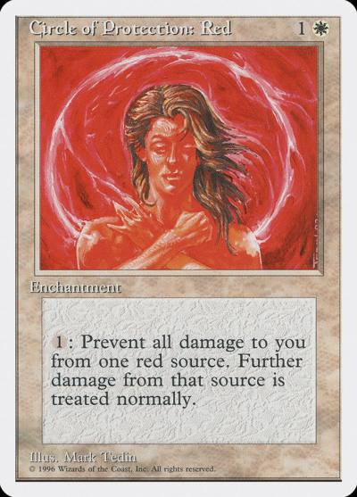 Circle of Protection: Red ITP-3 Introductory Two-Player Set Magic card
