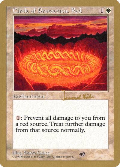 Circle of Protection: Red WC97-JK20SB World Championship Decks 1997 Magic card