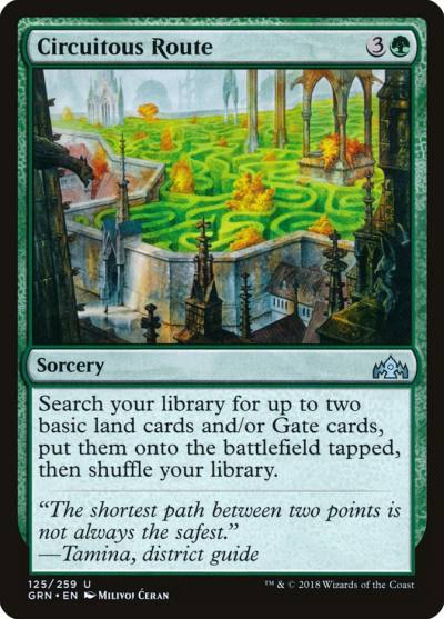 Circuitous Route GRN-125 Guilds of Ravnica Magic card
