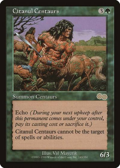 Citanul Centaurs USG-243 Urza's Saga Magic card
