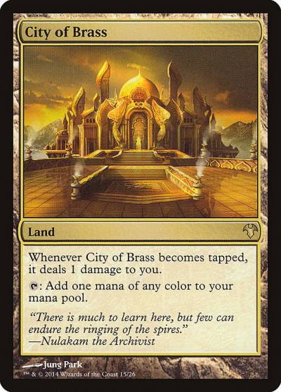 City of Brass MD1-15 Modern Event Deck 2014 Magic card
