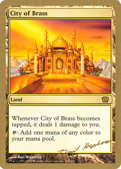 City of Brass WC03-DH322 World Championship Decks 2003 Magic card