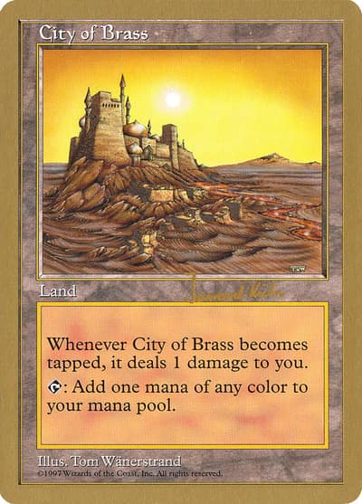 City of Brass WC97-JK413 World Championship Decks 1997 Magic card
